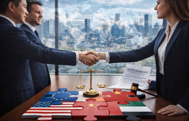 التحكيم الدولي كأداة استراتيجية لإدارة المخاطر في المعاملات العابرة للحدود